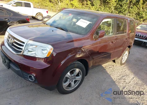 2012 Honda Pilot Ex-L из США, поврежденный, VIN 5FNYF4H50CB034034